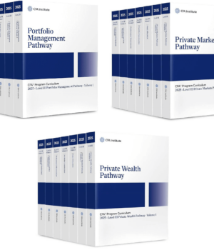 CFA 2025 Program Curriculum Level III Full Set All Pathways