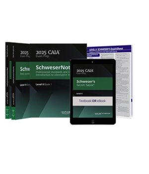 2025 CAIA Schweser Notes Level 2 + Quicksheet