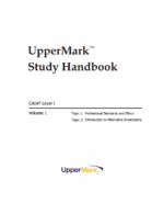 CAIA 2025 UpperMark Level 1 Study Handbook and Formula Sheet