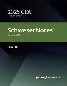 2025 CFA Level 3 Schweser Notes Private Wealth Pathway with Quicksheet ...