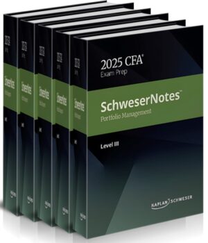 CFA 2025 Schweser Notes Level 3 All Pathways + Quicksheets