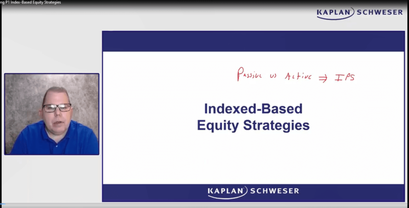 CFA 2025 Schweser Review Workshop Video Level 3 Portfolio Management Pathway