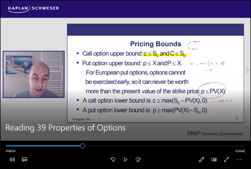 FRM 2025 Schweser Videos Part 1 with Slides