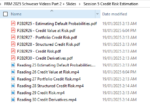 FRM 2025 Schweser Videos Part 2 with Slides