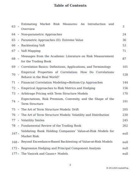 FRM 2025 Part 2 AnalystPrep Study Notes, QBank and Formula Sheet - CFA ...