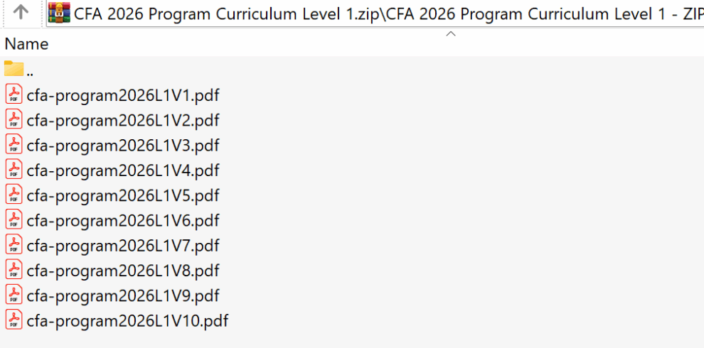 2026 CFA Program Curriculum Level I Box Set - CFA Materials