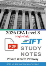 2026 CFA Level 3 IFT High Yield Notes Private Wealth Pathway