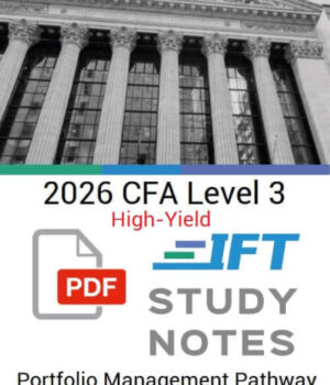 2026 CFA Level 3 IFT High Yield Notes Portfolio Management Pathway