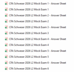 CFA 2026 Level 2 Schweser Mock Exam