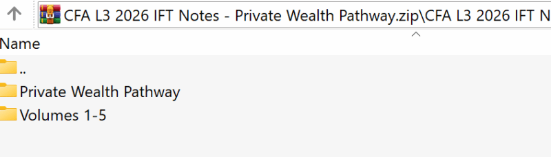 2026 CFA Level 3 IFT Study Notes Private Wealth Pathway with Fact Sheet ...