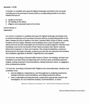 CFA 2026 Level 1 Finquiz Mock Exam