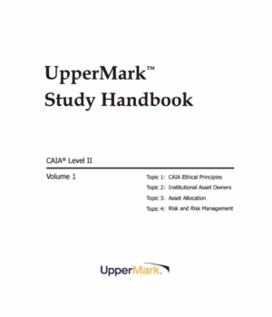 2026 CAIA UpperMark Handbook Level 2 with Formula Sheet