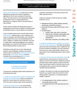 2026 CFA Finquiz Level 3 Stanley Notes, Battle-ready Summaries and Formula sheet Portfolio Management