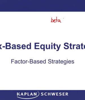 CFA 2026 Level 3 Schweser Video Lectures Portfolio Management Pathway with Workbook