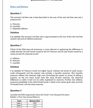 2026 CFA Level 1 Multiple Choice Questions
