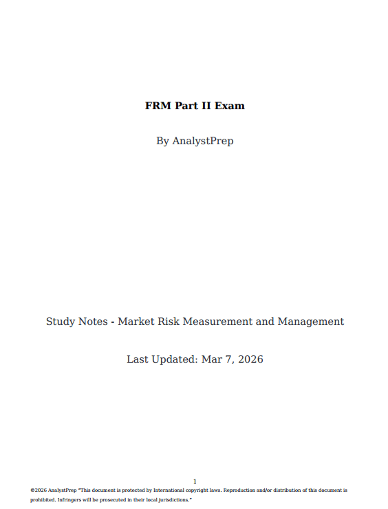 FRM-AnalystPrep-2026-Part-2_note.png FRM 2026 Part 2 – AnalystPrep Study Notes with Formula Sheet