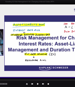FRM 2026 Schweser Ondemand Videos Part 2 with Workbook