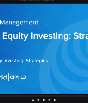 CFA 2026 UWorld Level 3 Portfolio Management Pathway Video Lectures