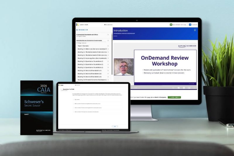 2026-caia-level-I-workshop-package.jpg CAIA 2026 Level 1 Schweser OnDemand Review Workshop Videos with Slides