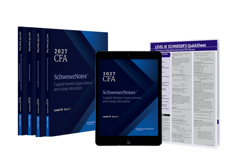 Schweser-Notes-2027-cfa-level-3.png CFA 2027 Schweser Notes Level 3 Private Market Pathway + Quicksheet