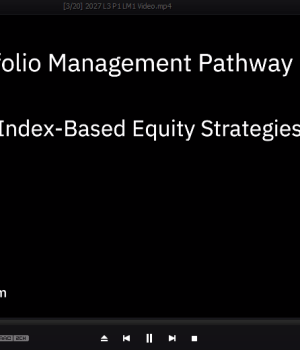 2027 CFA Level 3 Mark Meldrum Videos Portfolio Management Pathway with Seminar